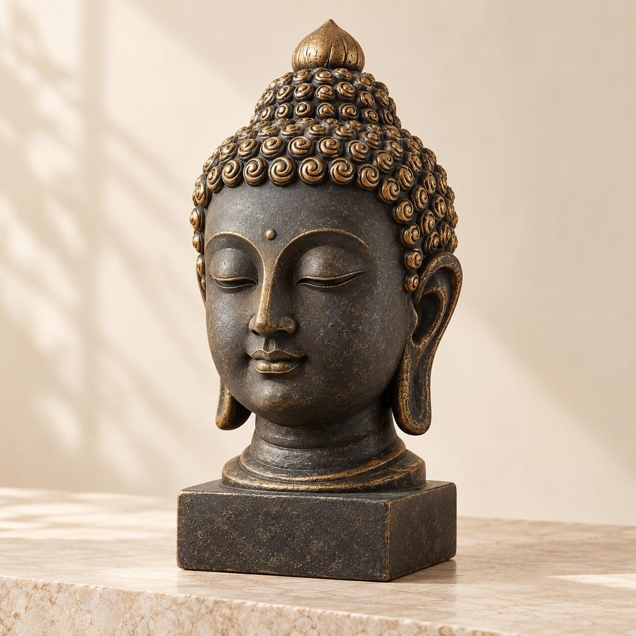 Buddha Face Statue
